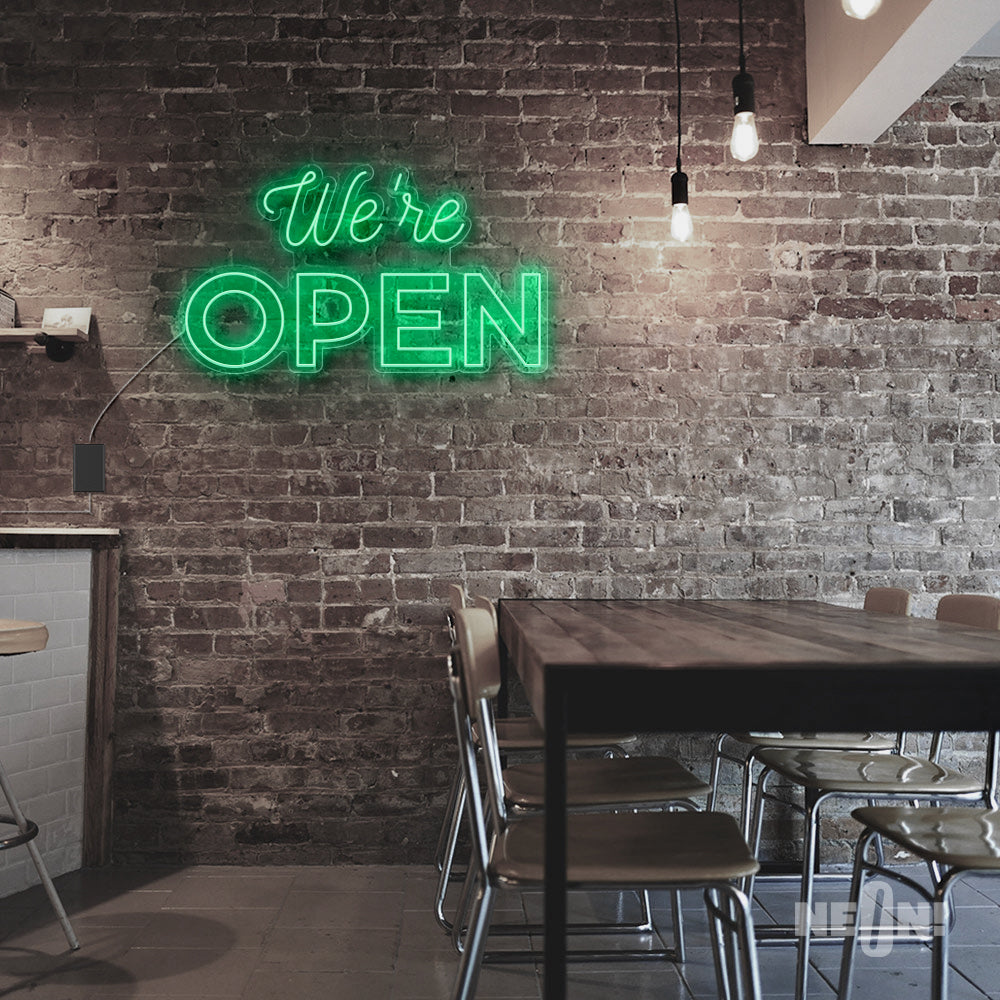 WE'RE OPEN