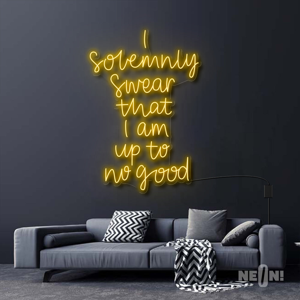 I SOLEMNLY SWEAR I AM UP TO NO GOOD