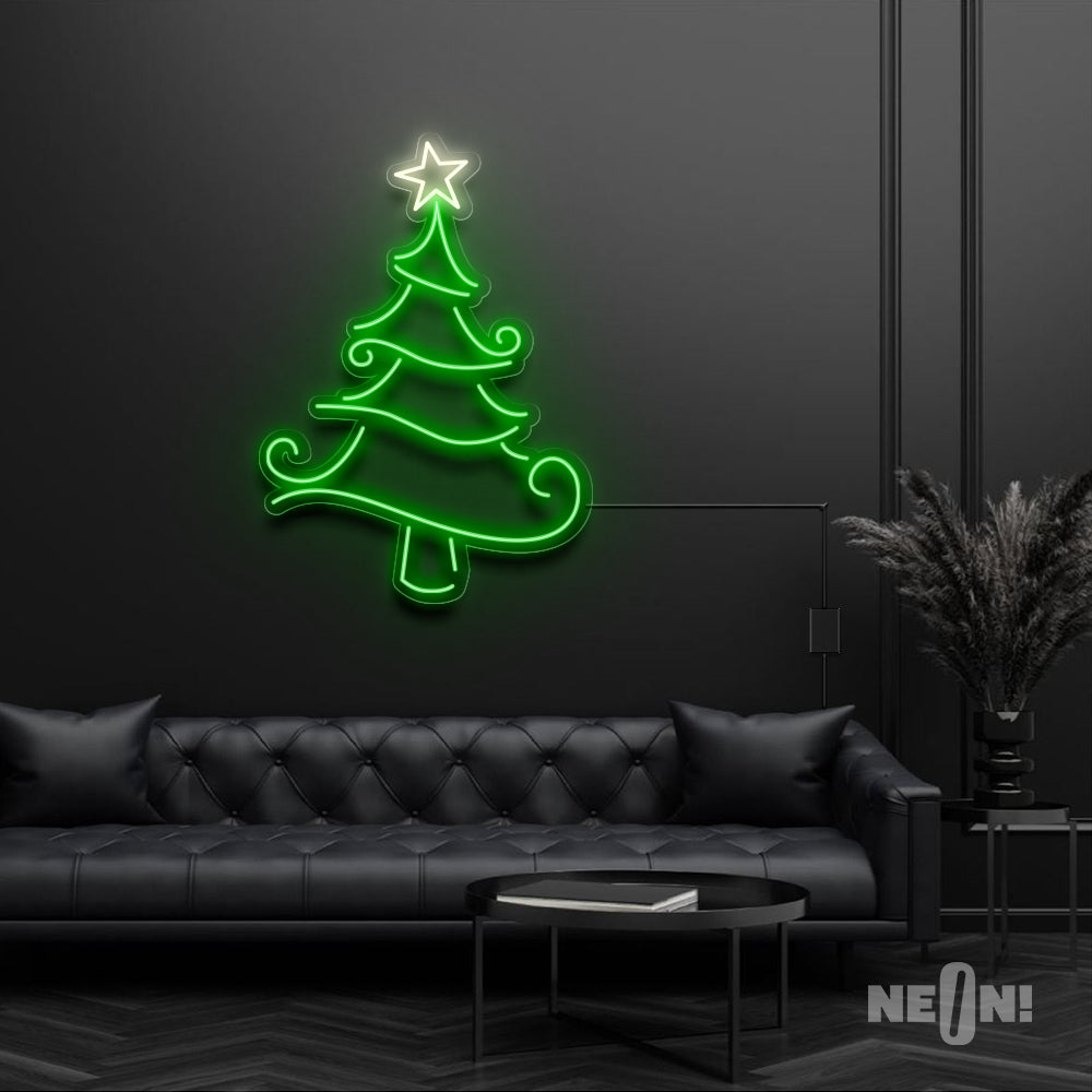 CHRISTMAS TREE WITH STAR