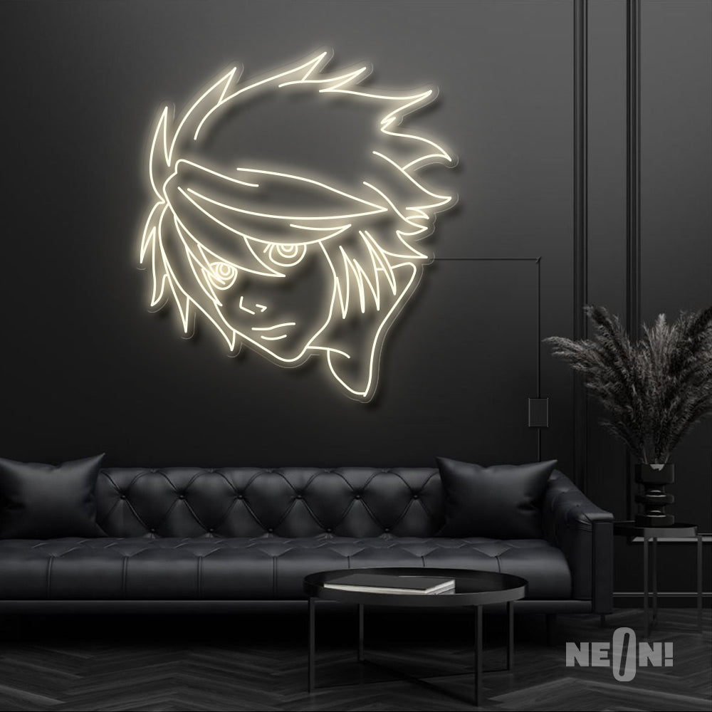 Death Note L Neon Sign