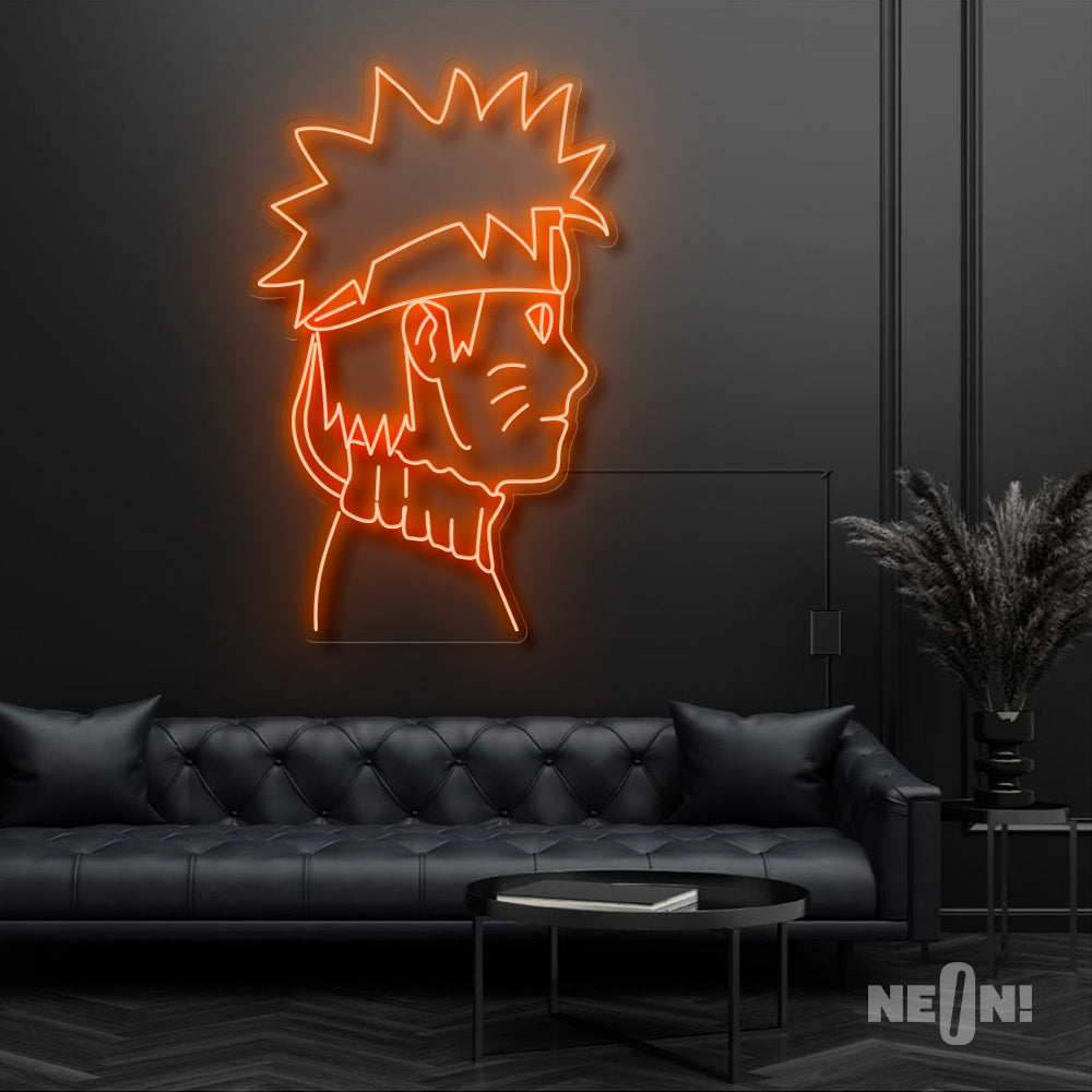 Naruto Side Profile Neon Sign
