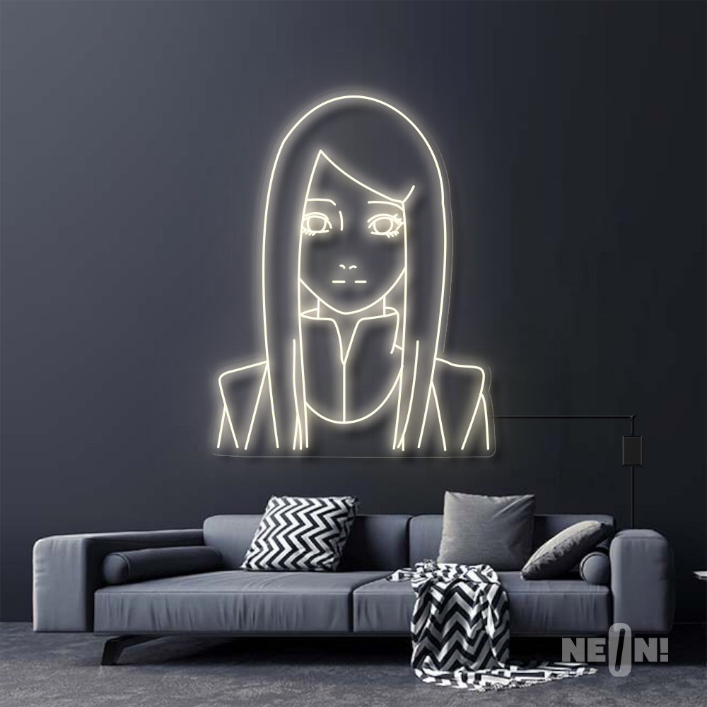 Kushina Uzumaki Neon Sign