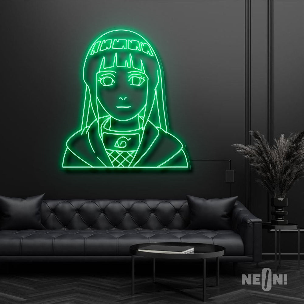 Hinata Hyuga Neon Sign