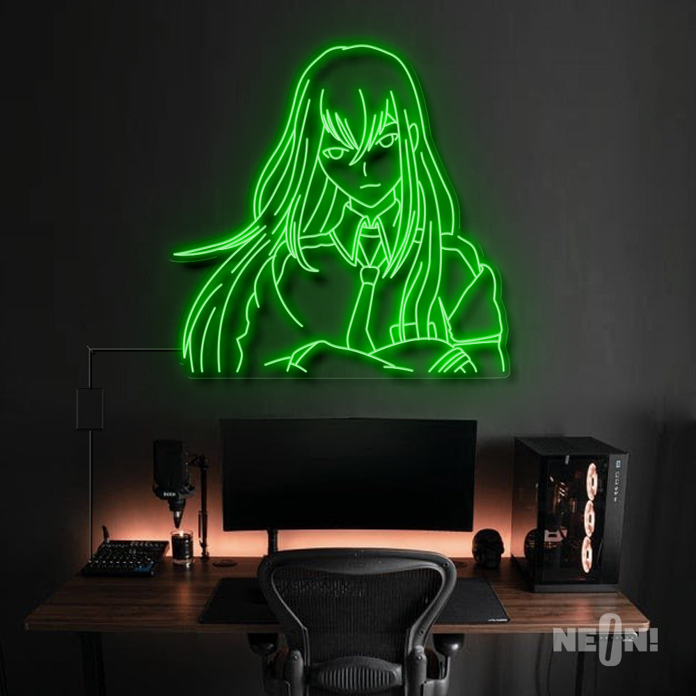 
            
                Load image into Gallery viewer, Kurisu Makise Neon Sign
            
        