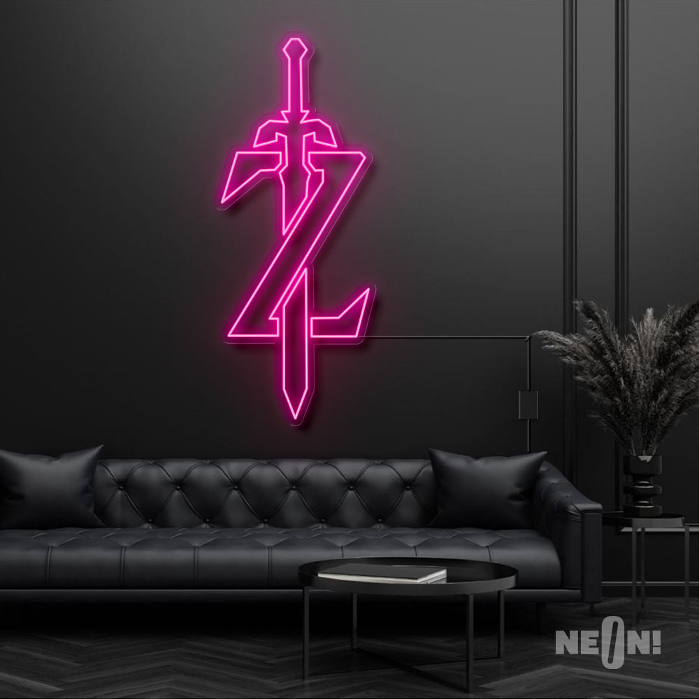 
            
                Load image into Gallery viewer, Zelda Sword Neon Sign
            
        