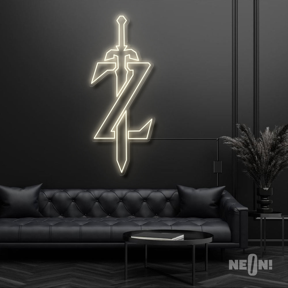 Zelda Sword Neon Sign