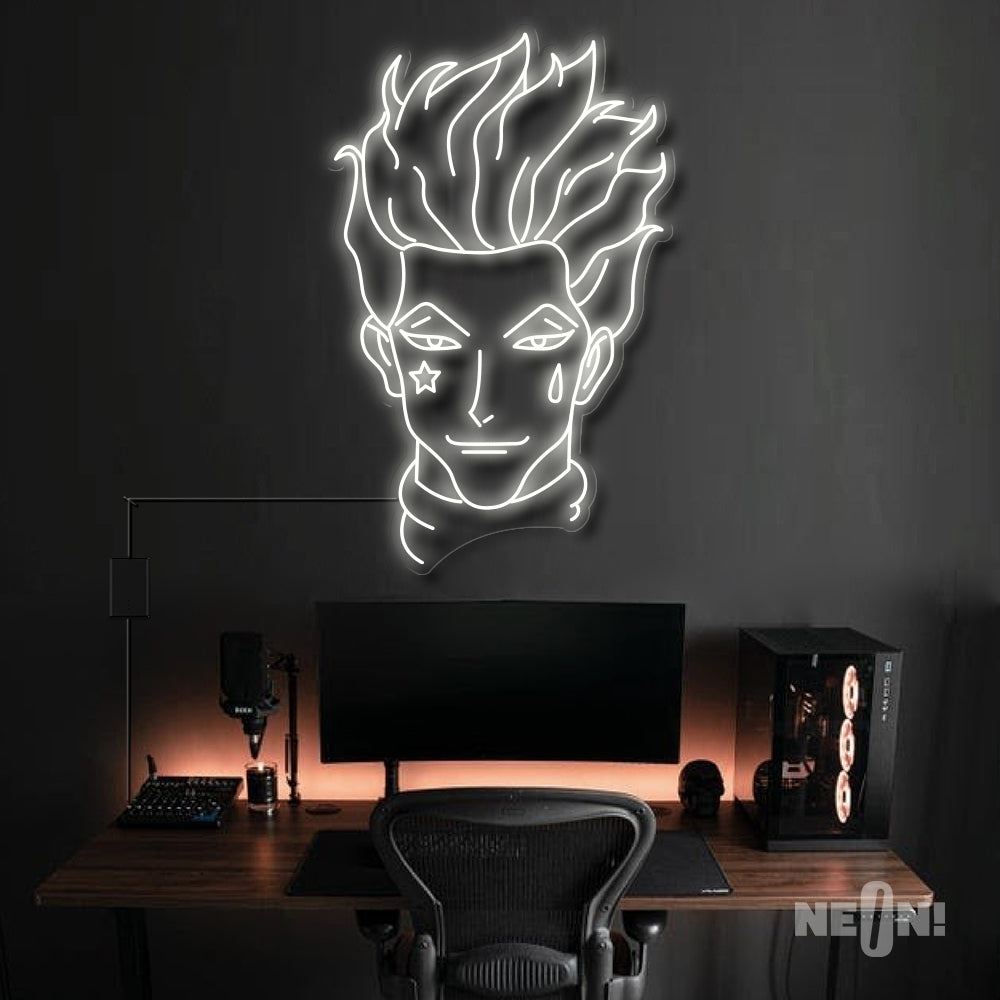 Hisoka Neon Sign - Hunter X Hunter Anime