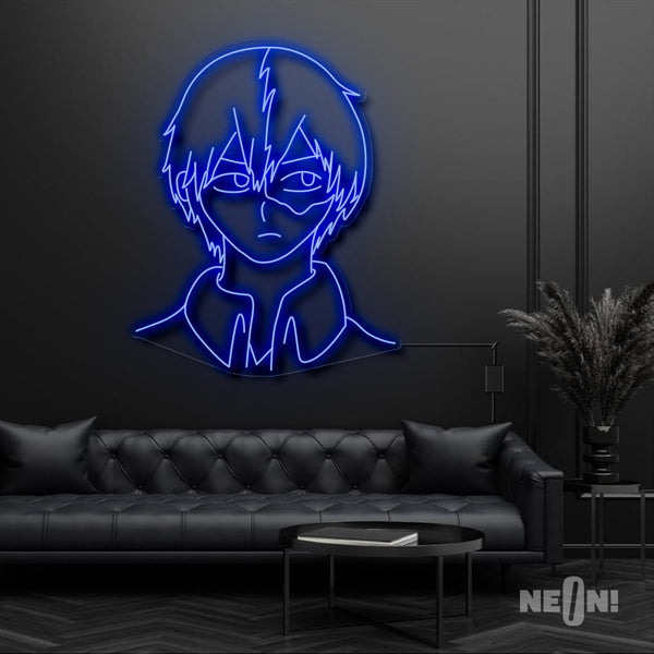 Todoroki Neon Sign My Hero Academia The Neon Store