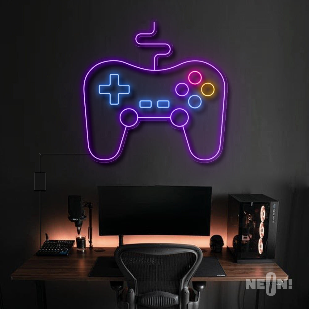 Gaming Console Neon Signe