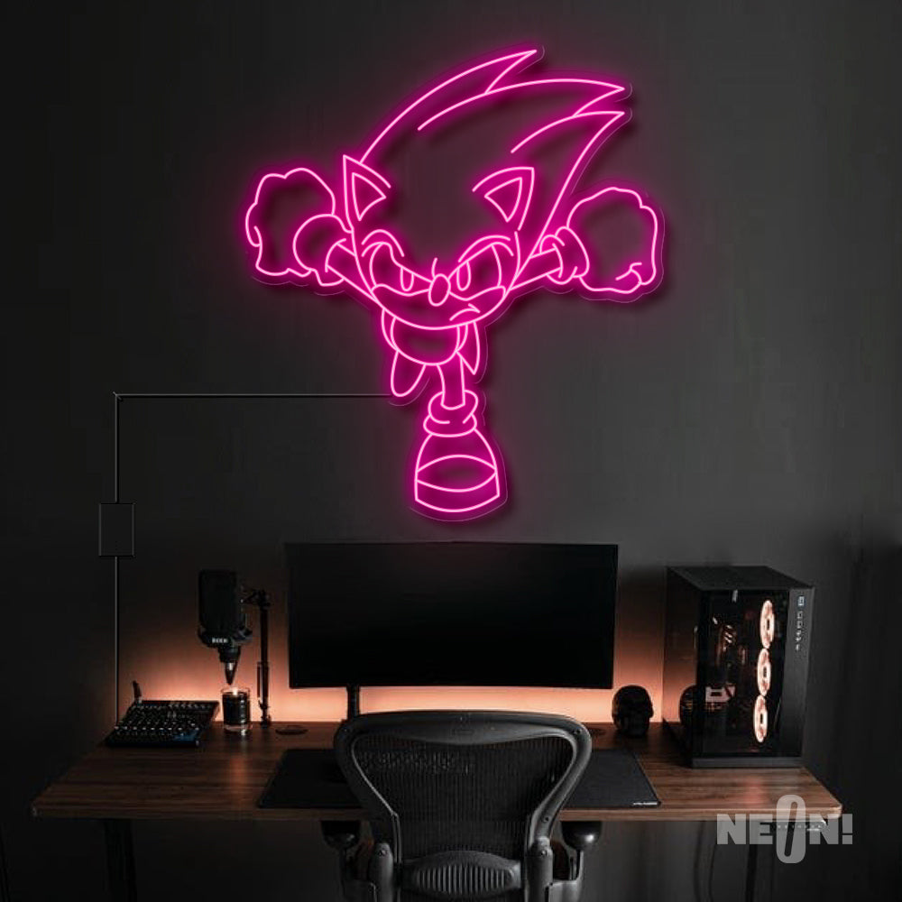 Sonic the Hedgehog Neon Sign