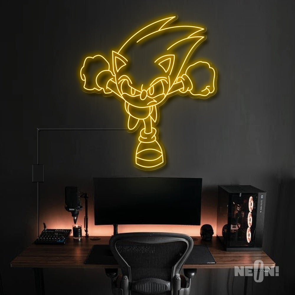 
            
                Load image into Gallery viewer, Sonic the Hedgehog Neon Sign
            
        