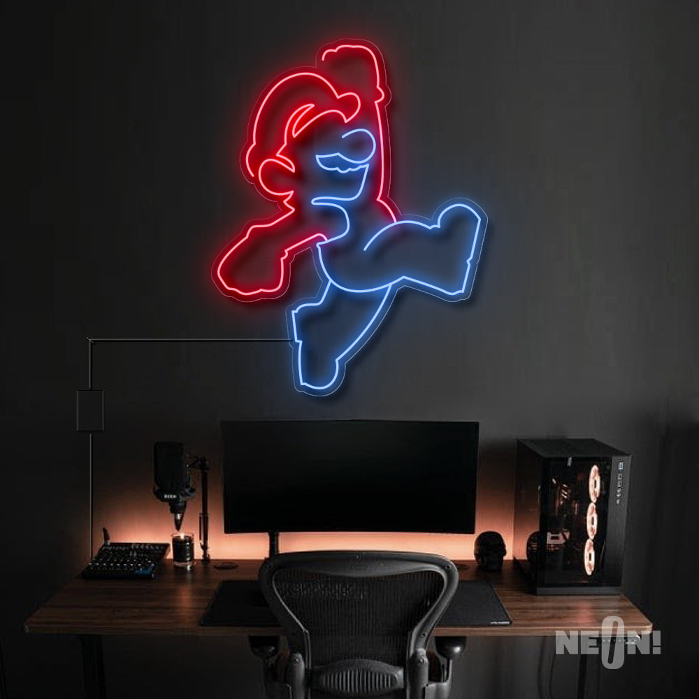 Mario Neon Sign