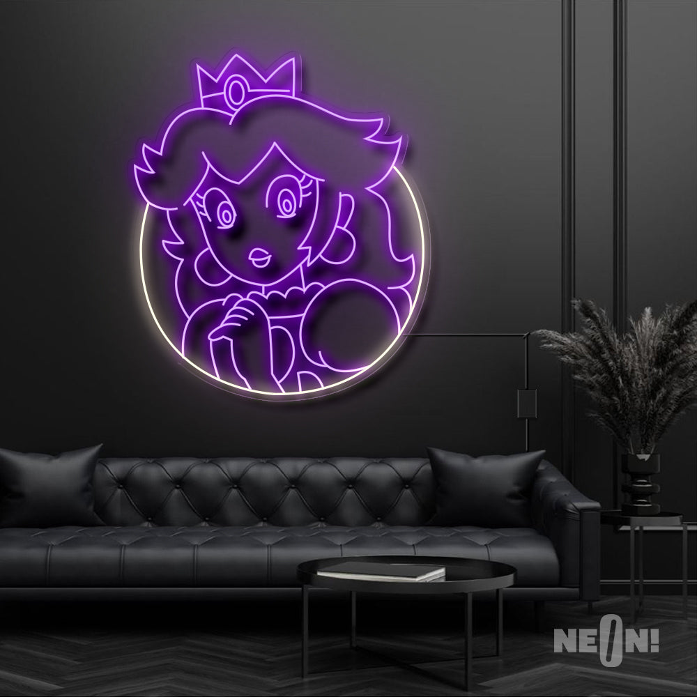 
            
                Load image into Gallery viewer, Princess Peach Neon Sign
            
        