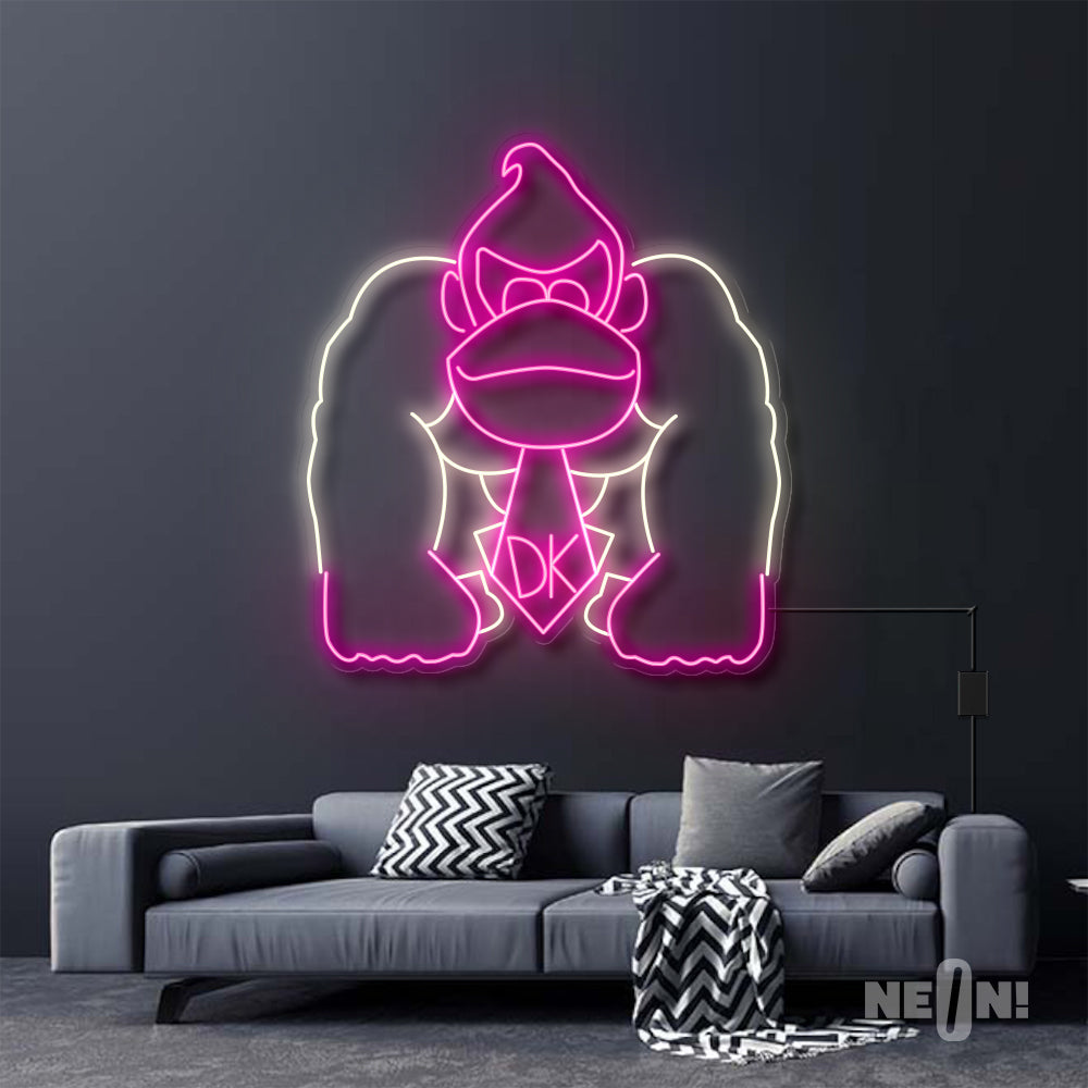 Donkey Kong Neon Sign