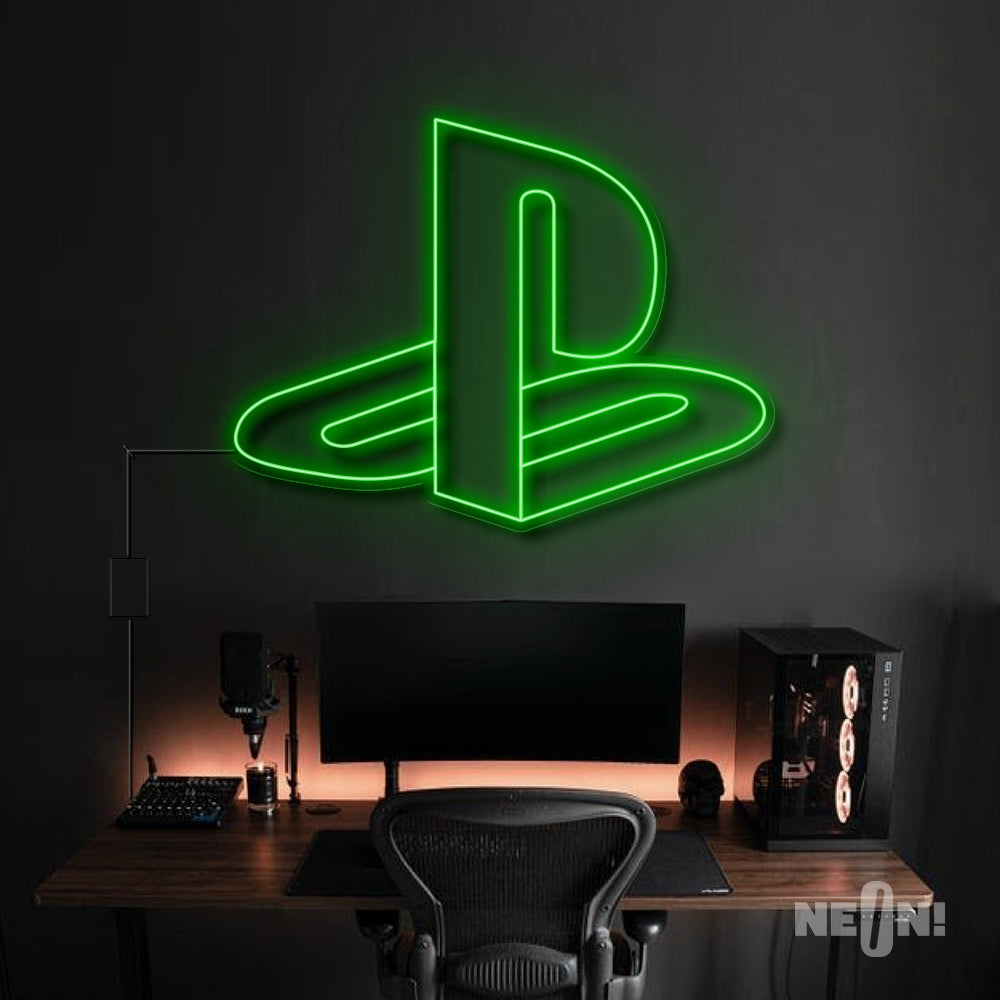 PlayStation Logo Neon Sign