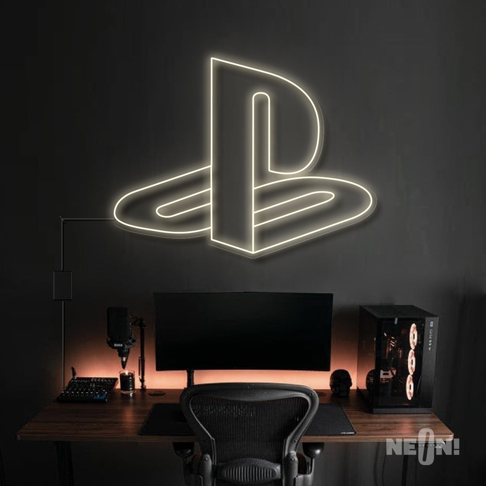 PlayStation Logo Neon Sign