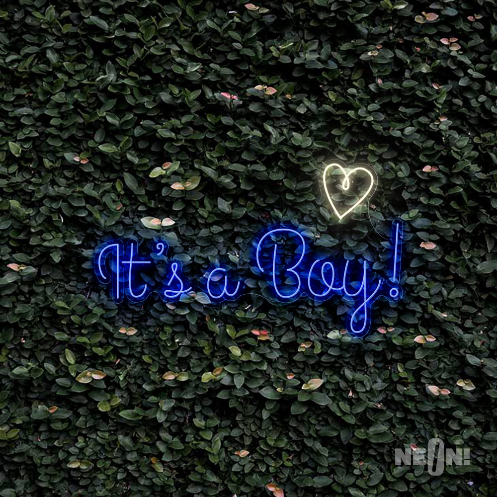 IT'S A BOY! WITH HEART