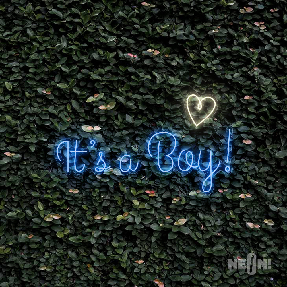 IT'S A BOY! WITH HEART