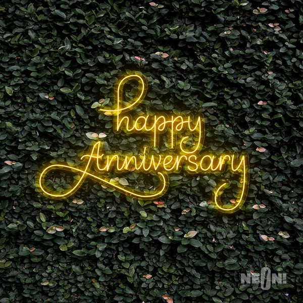 Order 'Happy Anniversary' Led Neon Signs | The Neon Store
