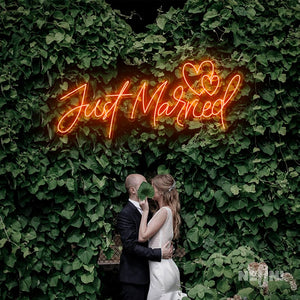 JUST MARRIED - TWO LOVE HEARTS