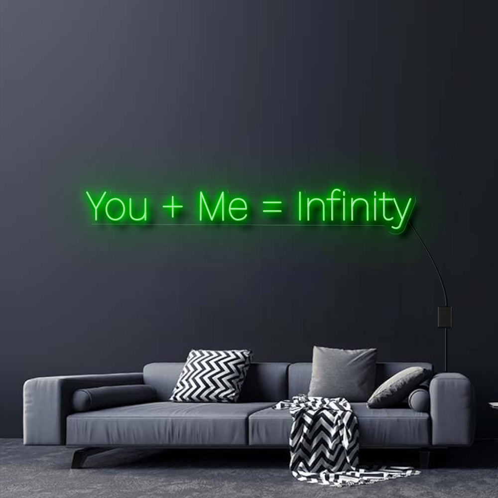 YOU + ME = INFINITY