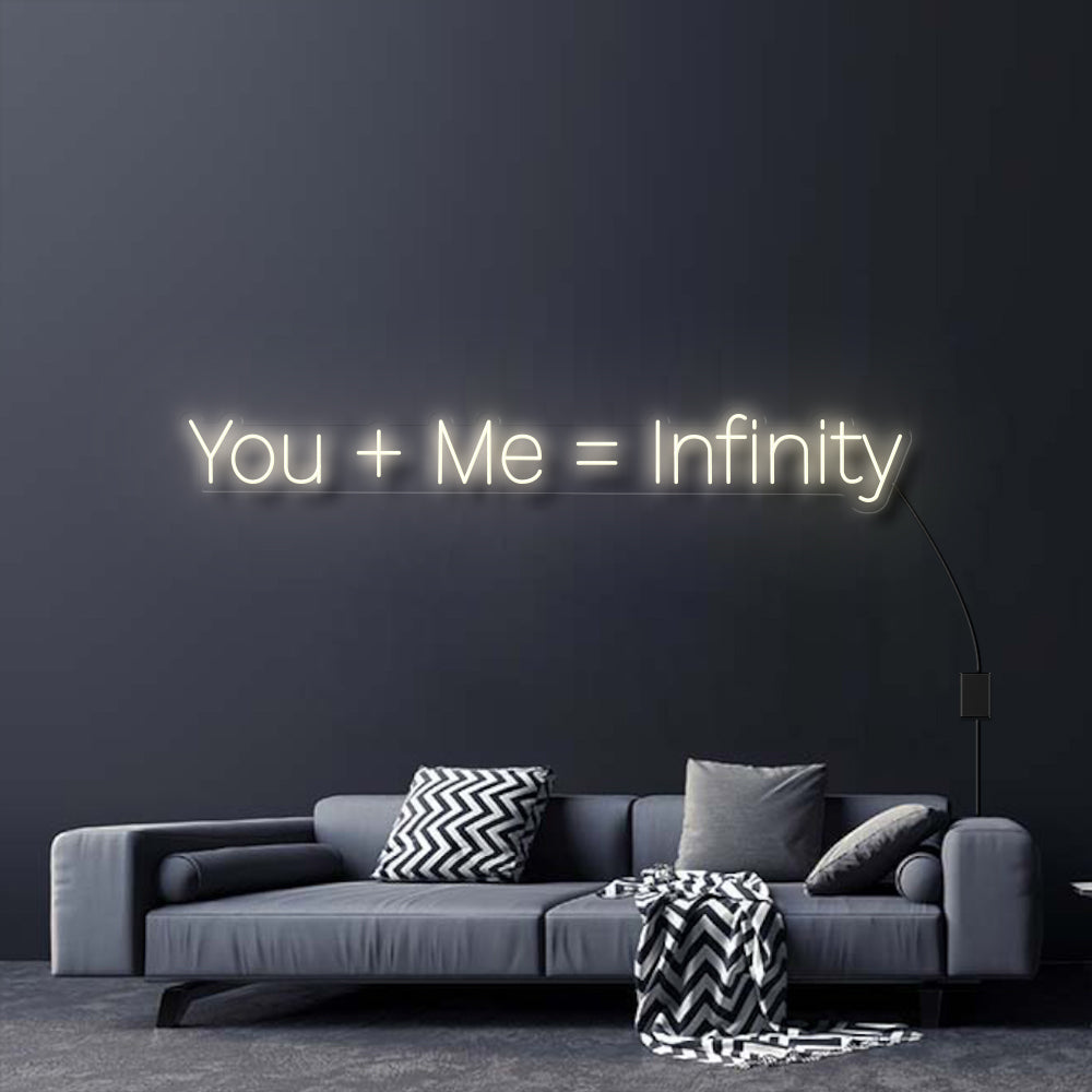 YOU + ME = INFINITY