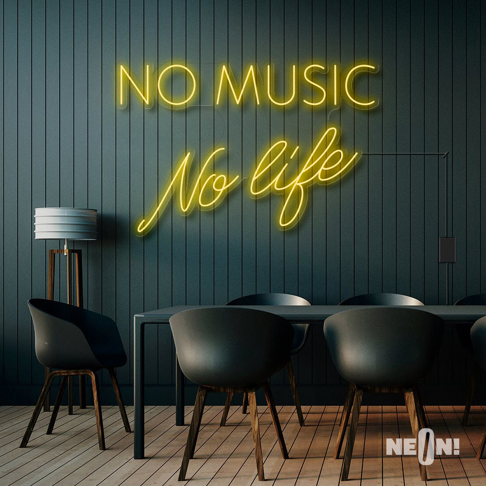 NO MUSIC NO LIFE ネオン看板 – wonderlandmoving