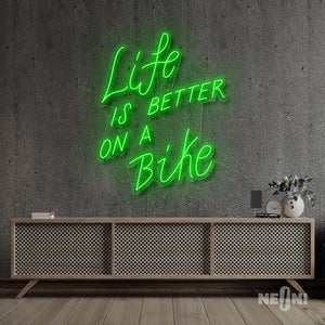 LIFE IS BETTER ON A BIKE