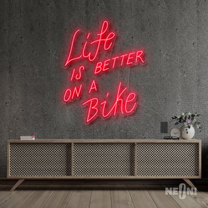 LIFE IS BETTER ON A BIKE
