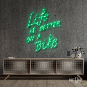 LIFE IS BETTER ON A BIKE