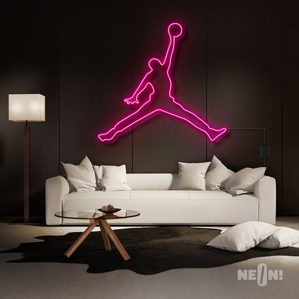 Buy 'Jump'in Michael Jordan Logo' Led Neon Sign | The Neon Store