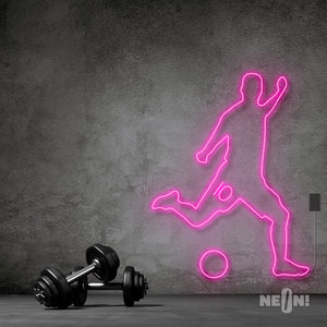 FOOTBALLER WITH BALL