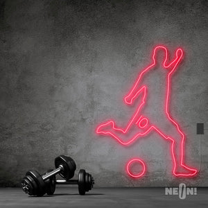 FOOTBALLER WITH BALL