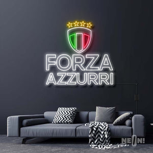 
            
                Load image into Gallery viewer, FORZA AZZURI WITH 4 STARS
            
        