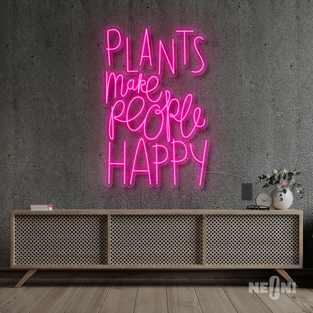 PLANTS MAKE PEOPLE HAPPY