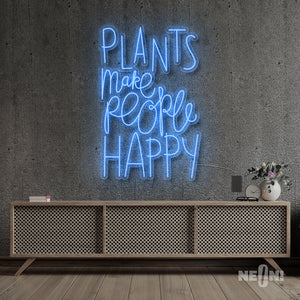 PLANTS MAKE PEOPLE HAPPY