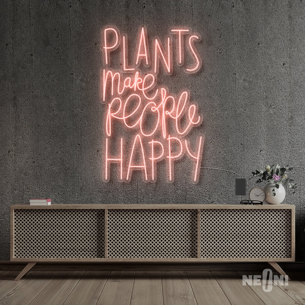 PLANTS MAKE PEOPLE HAPPY