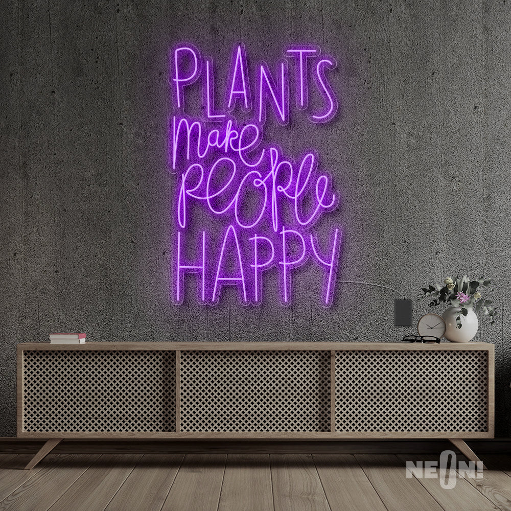 PLANTS MAKE PEOPLE HAPPY
