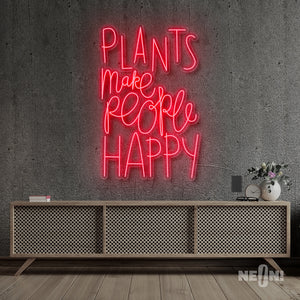 PLANTS MAKE PEOPLE HAPPY