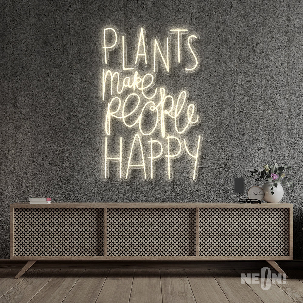 PLANTS MAKE PEOPLE HAPPY