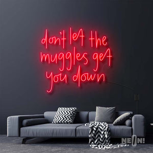DON'T LET THE MUGGLES GET YOU DOWN - HARRY POTTER