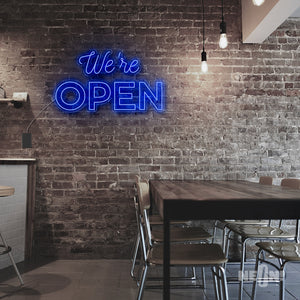 WE'RE OPEN