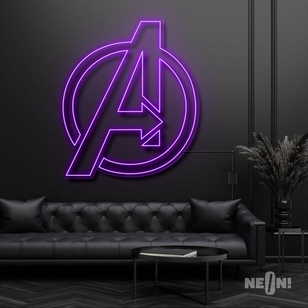 Handmade Marvel Avengers Logo Wall Art Poster, Superhero India | Ubuy