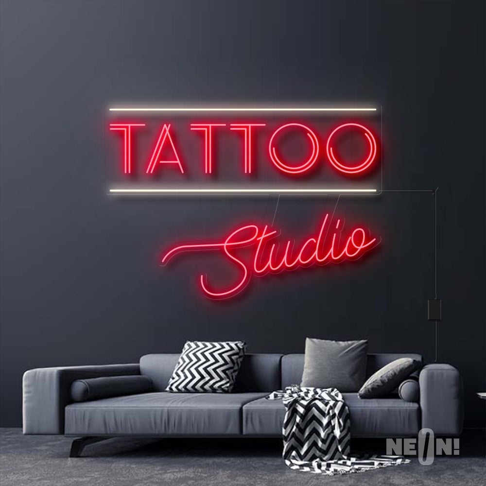 Tattoo Shop Neon Sign – AOOS Custom